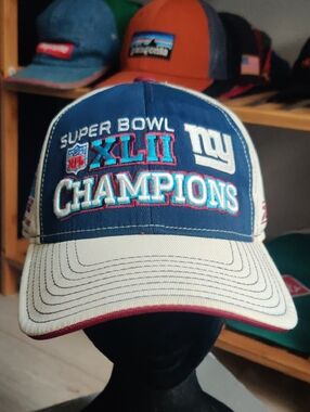 Authentic Reebok New York Giants Super Bowl XLII Champions cap